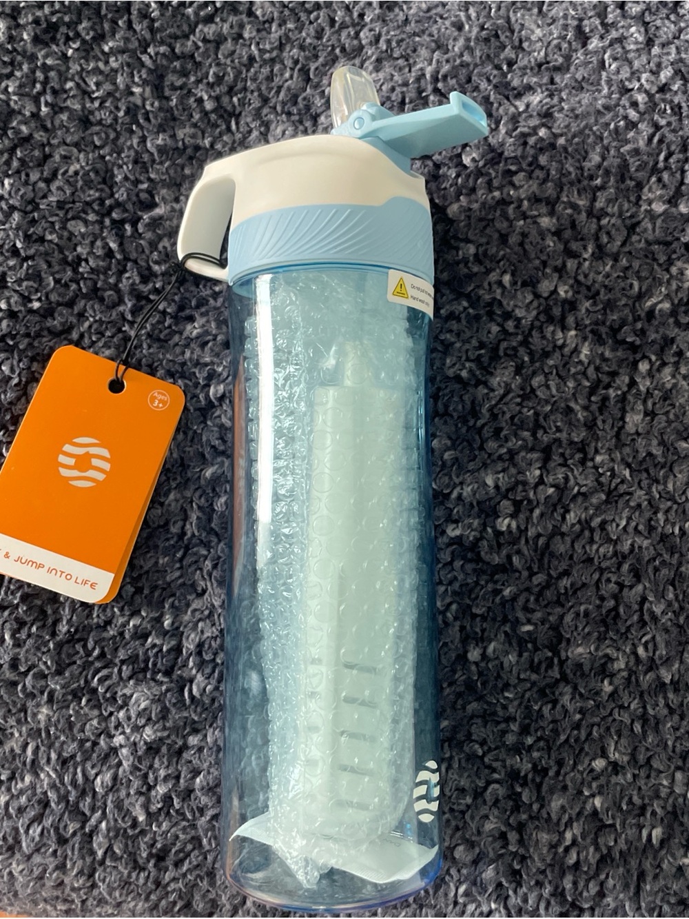 Source Unknown Light Blue Infuser Water Bottle with Carry Spout